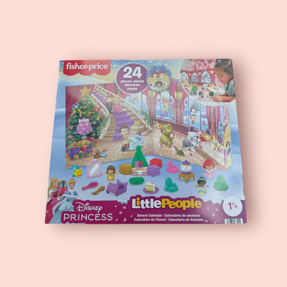 Fisher-Price Disney Princess Little People Advent Calendar - Pink and White